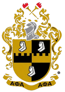 Alpha Phi Alpha Fraternity crest